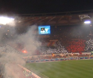 Curva Sud, derby