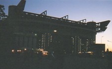 The San Siro at sunset