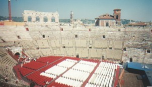 The Arena where the Romans viewed their sporting events